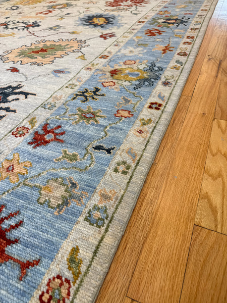 Kaoud Rugs 8.2X10.1 Rectangle Ivory OUSHAK Area Rug