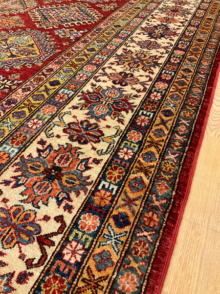 Kaoud Rugs 9.8X13.9 Rectangle RED ANT. SHIRAZ Area Rug