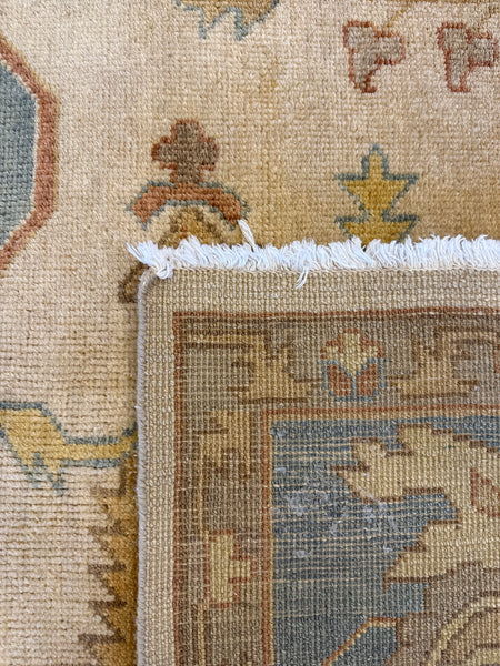 Kaoud Rugs 9X11.9 Rectangle BEIGE ANT. OUSHAK Area Rug