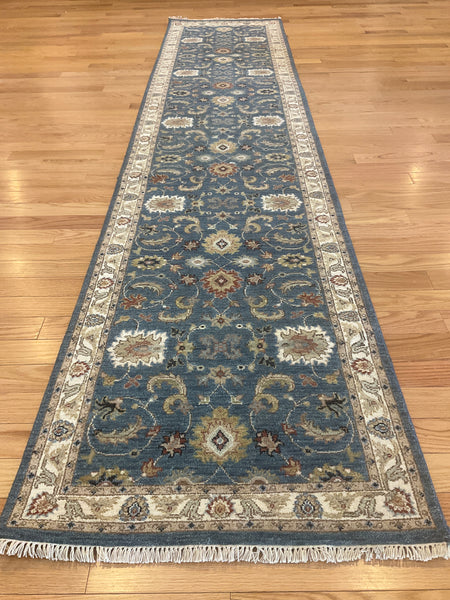 Kaoud Rugs 2.7X11.9 Runner Navy MAHAL Area Rug