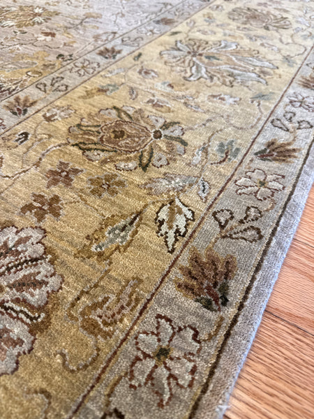 Kaoud Rugs 8.1X9.9 Rectangle GREY ANT. MAHAL Area Rug