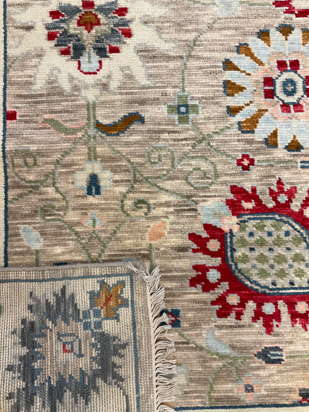 Kaoud Rugs 8.5X9.11 Rectangle Tan OUSHAK Area Rug