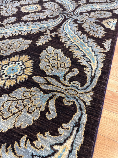 Kaoud Rugs 8.11X12.7 Rectangle DARK BROWN ANT. VERAMINE-S Area Rug