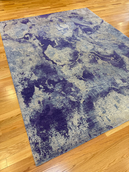 Kaoud Rugs 8.1X10.3 Rectangle PURPLE CONTEMP Area Rug
