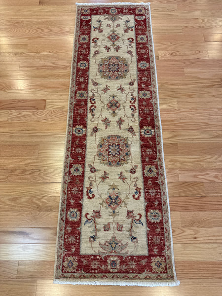 Kaoud Rugs 2X6.5 Runner BEIGE ANT. SULTANABAD Area Rug