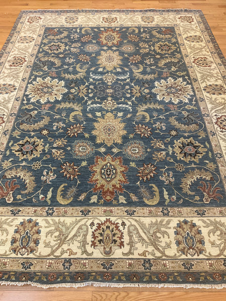 Kaoud Rugs 9.1X12.4 Rectangle Navy MAHAL Area Rug