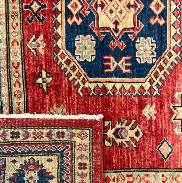 Kaoud Rugs 5X6.6 Rectangle RED ANT. KAZAK Area Rug