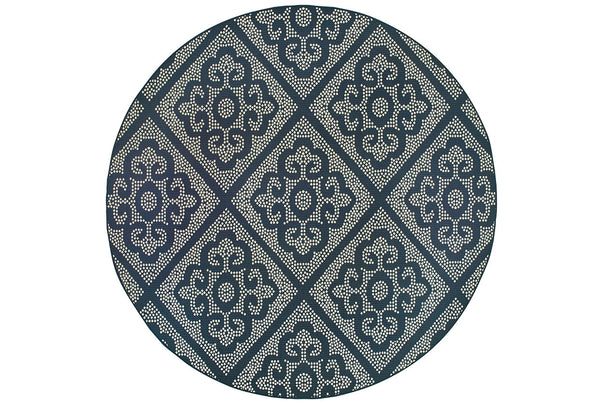 Oriental Weavers MARINA 3804b Navy