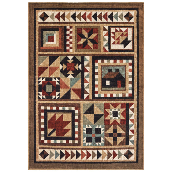 Oriental Weavers WOODLANDS 9596a Brown