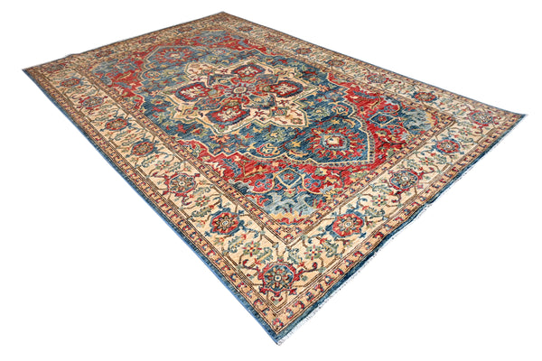 KAOUD RUGS LIGHT BLUE TABRIZ-S  AREA RUG