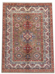 Kaoud Rugs 8X9.11 Rectangle Grey KAZAK Area Rug