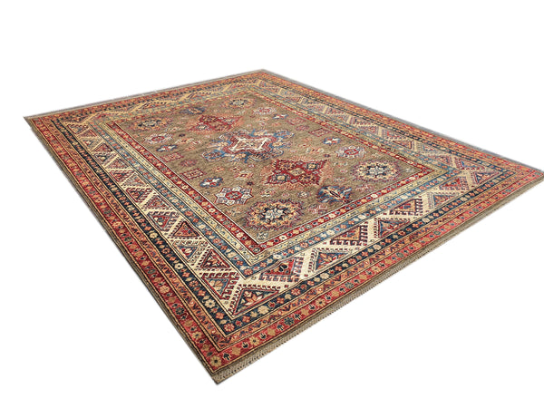 Kaoud Rugs 8X9.11 Rectangle Grey KAZAK Area Rug