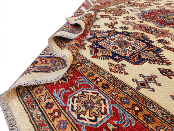 Kaoud Rugs 8.2X9.8 Rectangle Ivory KAZAK Area Rug