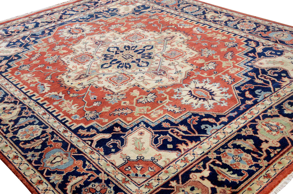 Kaoud Rugs Hand Knotted RUST WOOL ANT. SHIRAZ