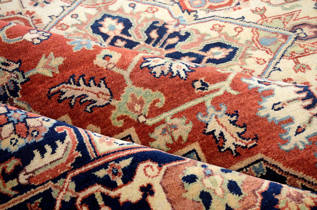 Kaoud Rugs Hand Knotted RUST WOOL ANT. SHIRAZ