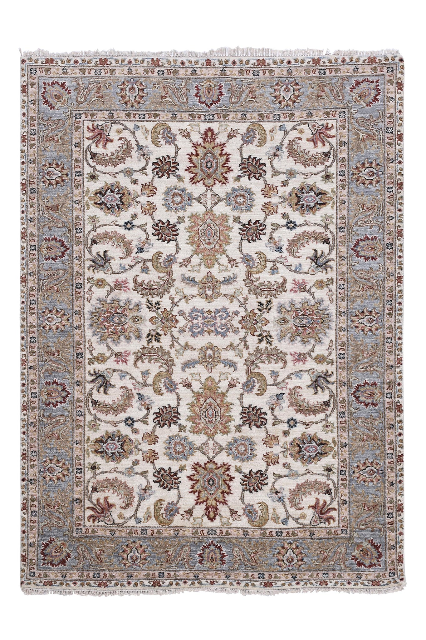 Kaoud Rugs 4.2X6.2 Rectangle Ivory Mahal Area Rug