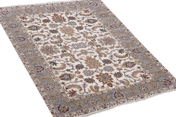 Kaoud Rugs 4.2X6.2 Rectangle Ivory Mahal Area Rug