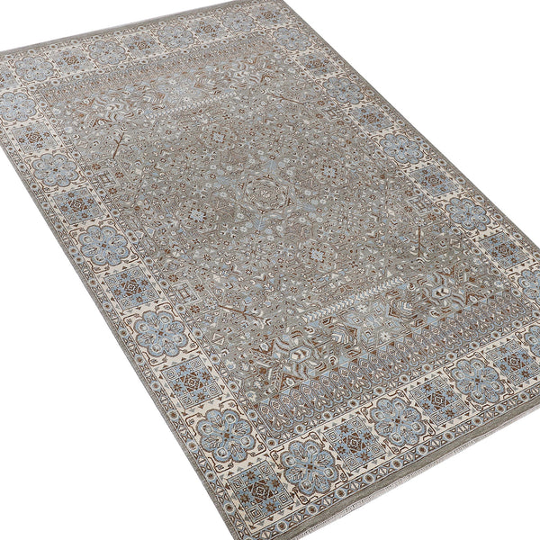 Kaoud Rugs 8.11X12.5 Rectangle GREY CONTEMP Area Rug