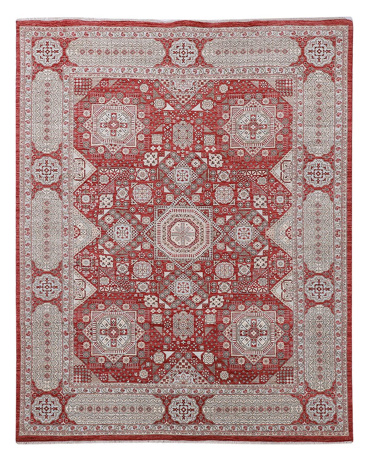 Kaoud Rugs 8.11X11.11 Rectangle RED CONTEMP Area Rug