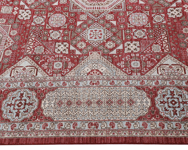 Kaoud Rugs 8.11X11.11 Rectangle RED CONTEMP Area Rug