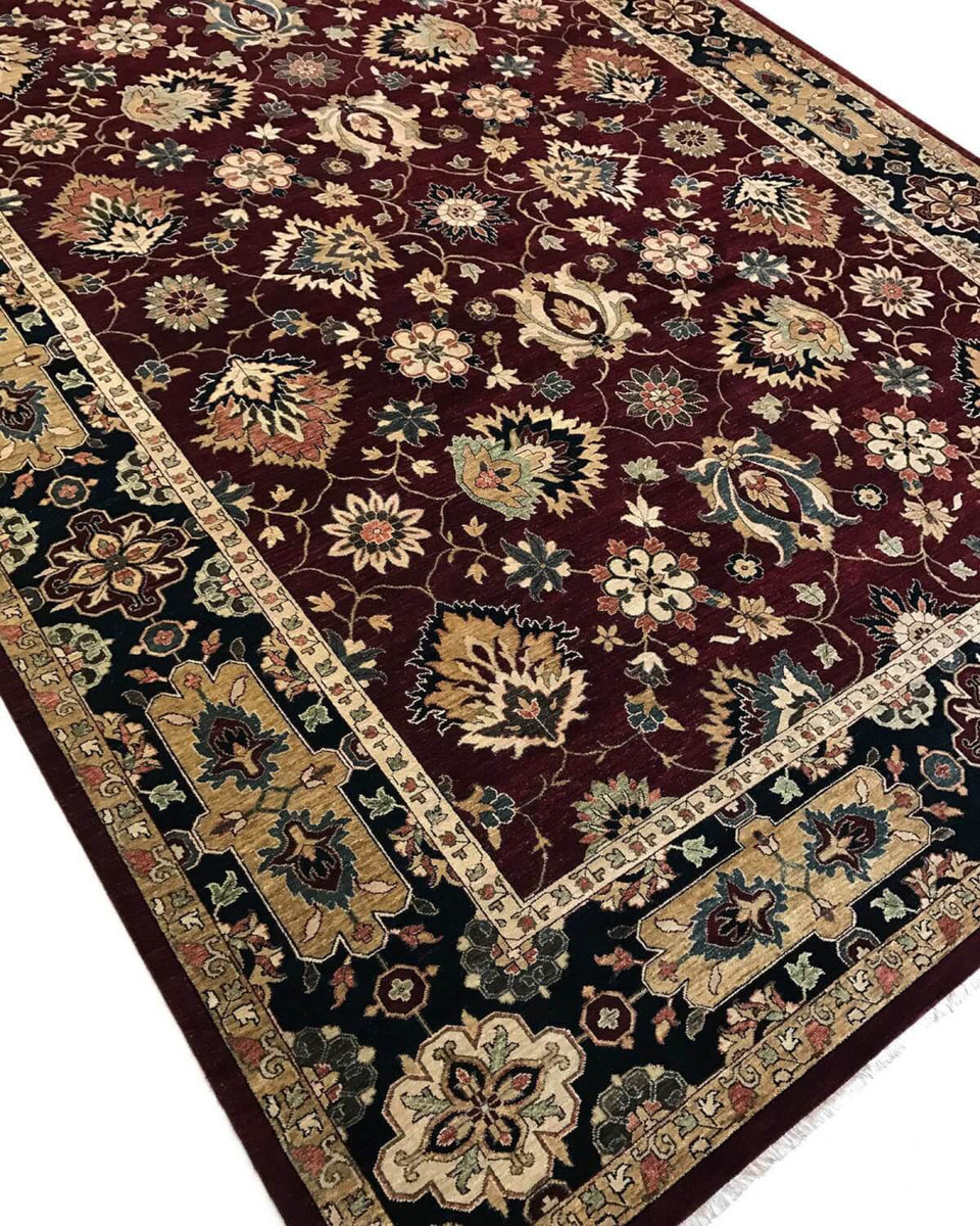 Kaoud Rugs 10 X 13.8 Burgundy Mahal Rug