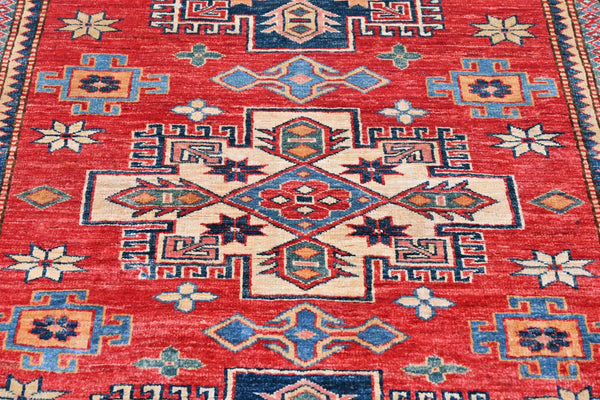 KAOUD RUGS RED ANT. SHIRVAN 4 X 5.8 AREA RUG