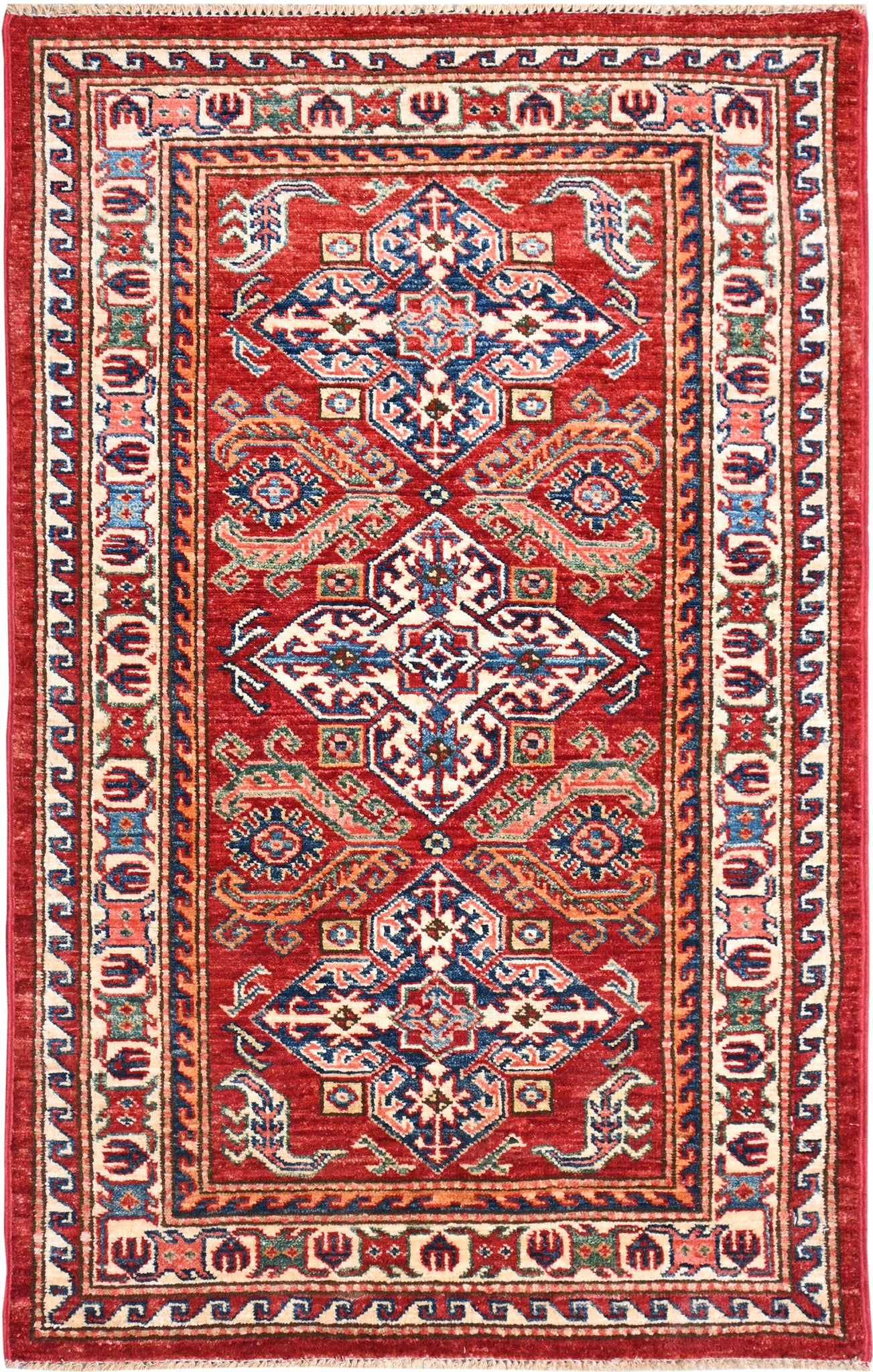 KAOUD RUGS RED ANT. SHIRVAN 2.8 X 4.2 AREA RUG