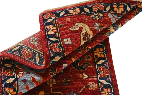 KAOUD RUGS RED ANT. GABBEH 2.5 X 6 AREA RUG