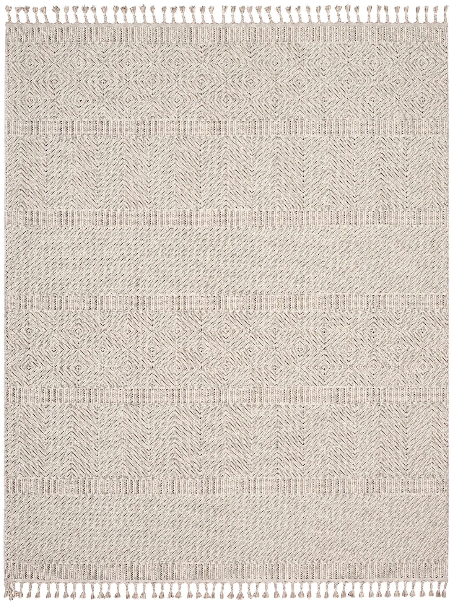 Nourison Paxton PAX06 Ivory Area Rug  Cream / Ivory