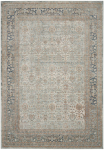 kathy ireland Home Malta MAI10 Cloud Area Rug  Blue