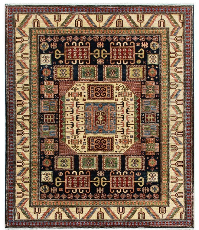 Kaoud Rugs 8.1 x 9.11 Rectangle NAVY ANT. SHIRVAN-S Area Rug