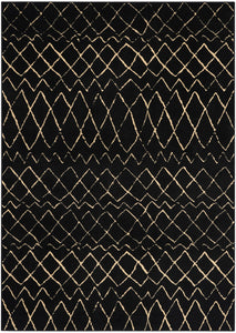 Nourison Grafix GRF04 Black Area Rug  Black