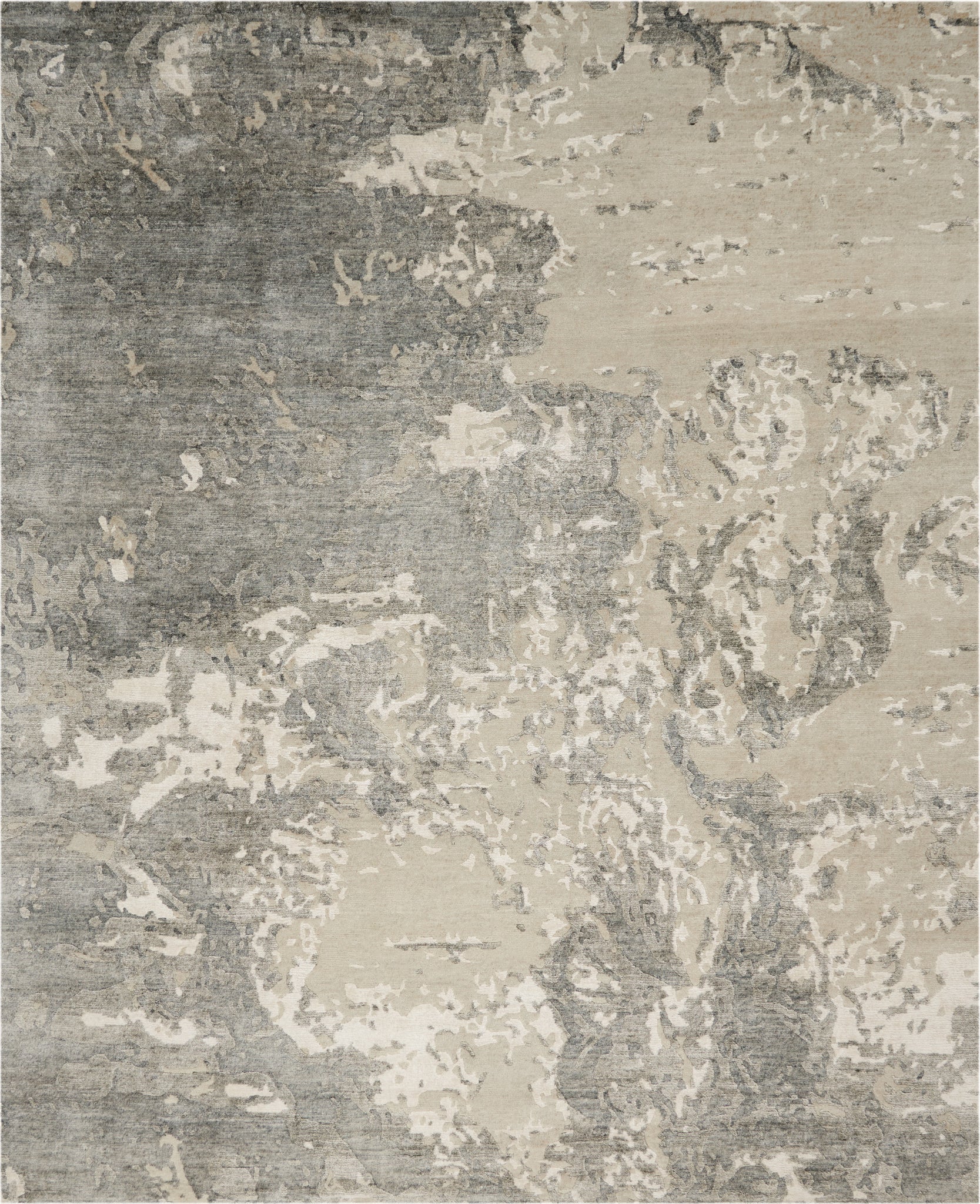 Nourison Silk Shadows SHA17 Sand Area Rug  Beige