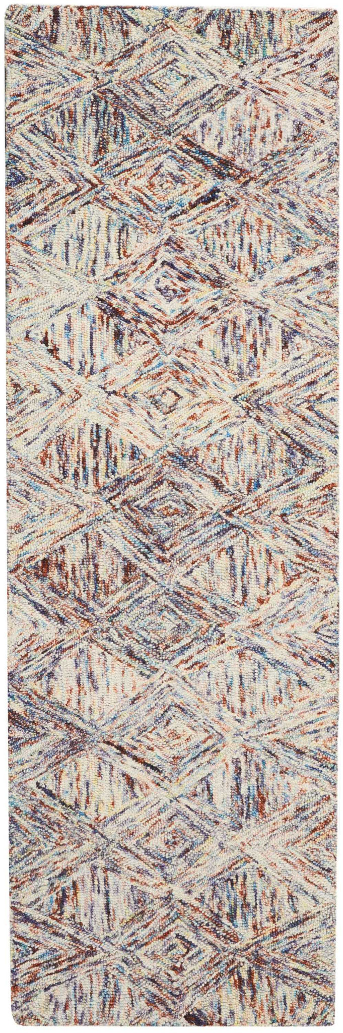 Nourison Linked LNK01 Multicolor Area Rug  Multicolored