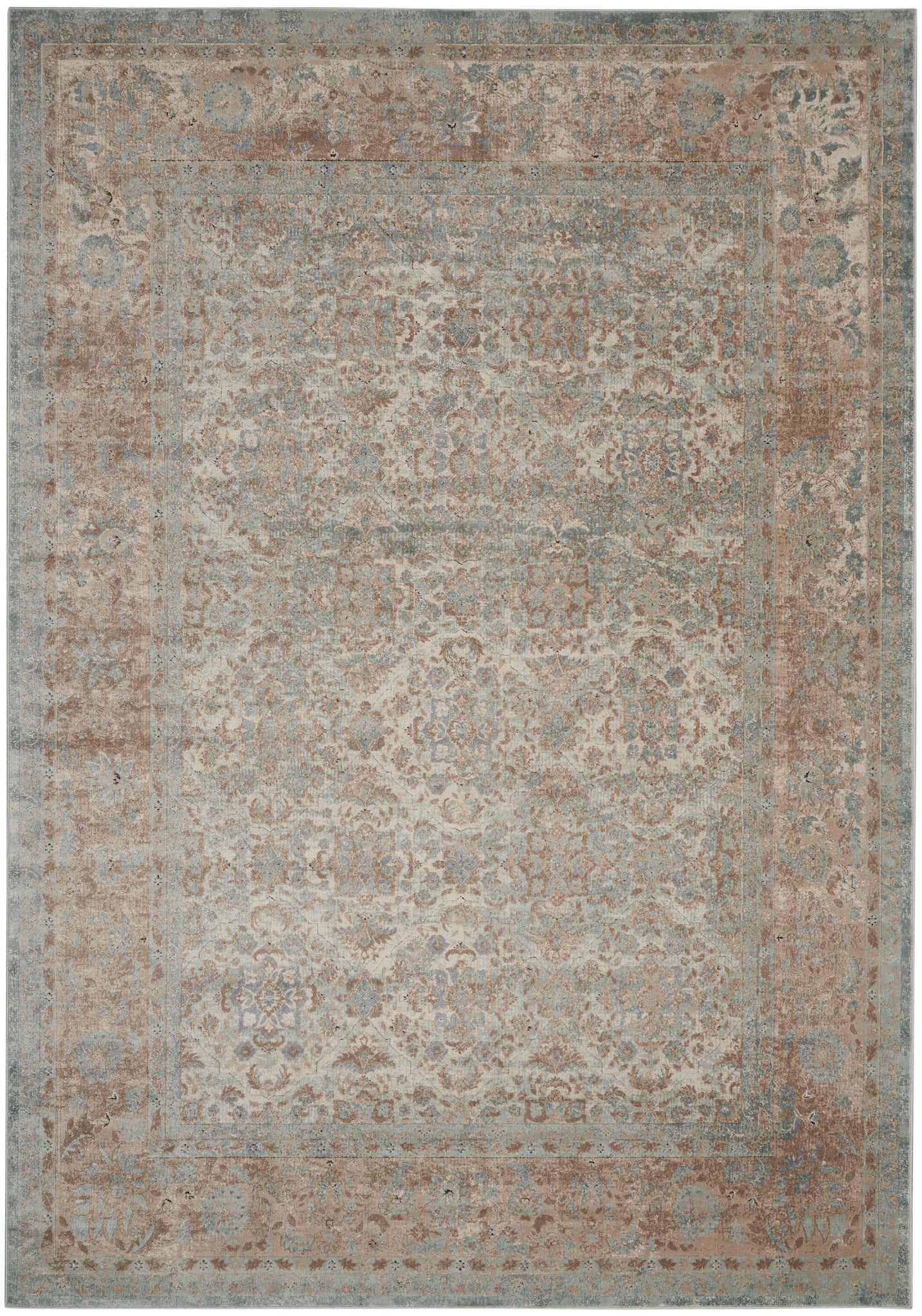 kathy ireland Home Malta MAI09 Slate Area Rug  Grey