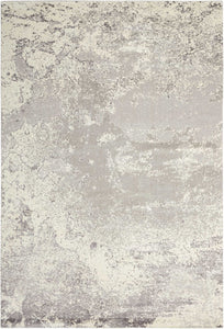 Nourison Twilight TWI06 Bone Area Rug  Grey