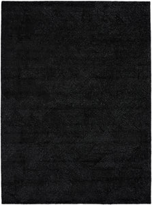 Michael Amini Ma30 Star SMR01 Black Area Rug  Black