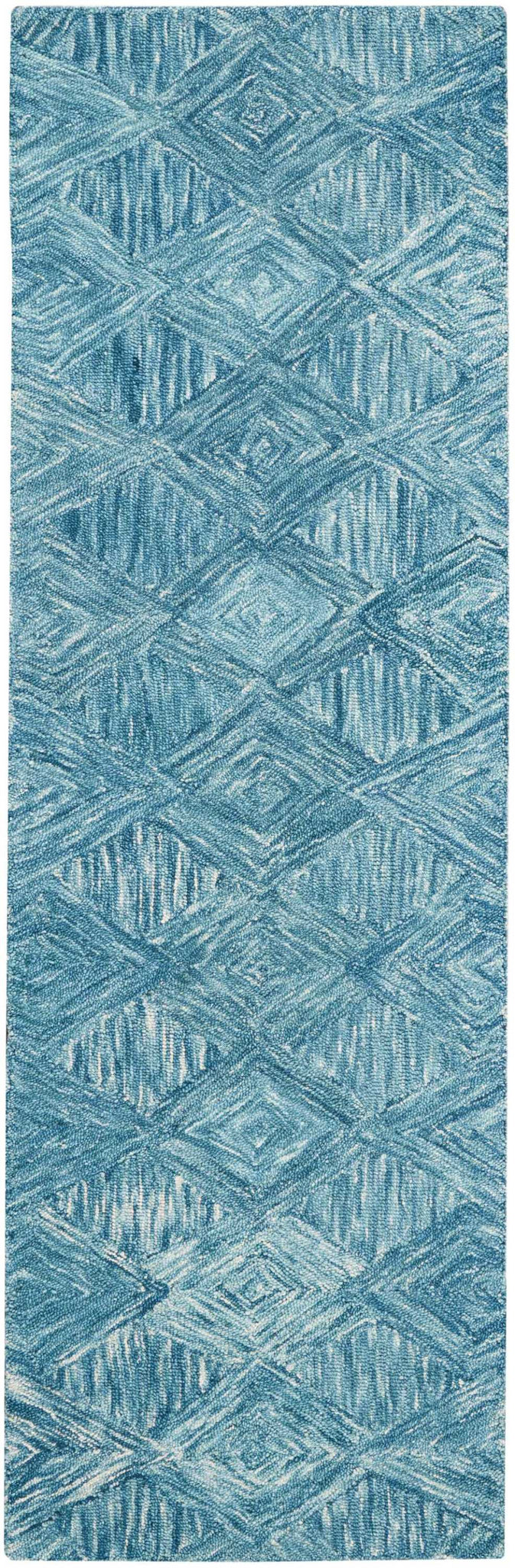 Nourison Linked LNK01 Marine Area Rug  Blue