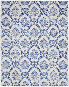 Nourison Whimsicle WHS01 Ivory Navy Area Rug  White