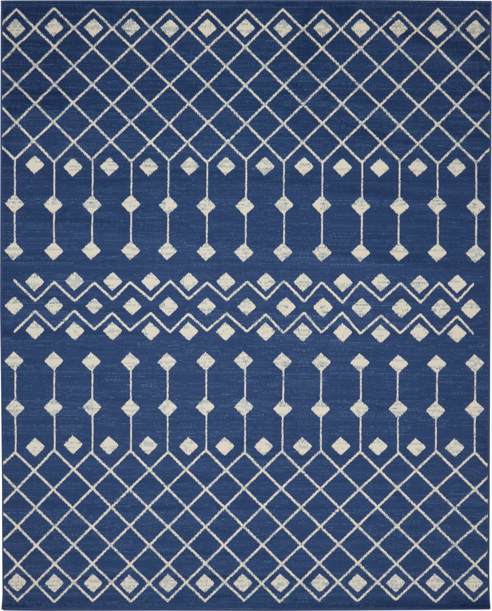 Nourison Grafix GRF37 Navy Area Rug  Blue