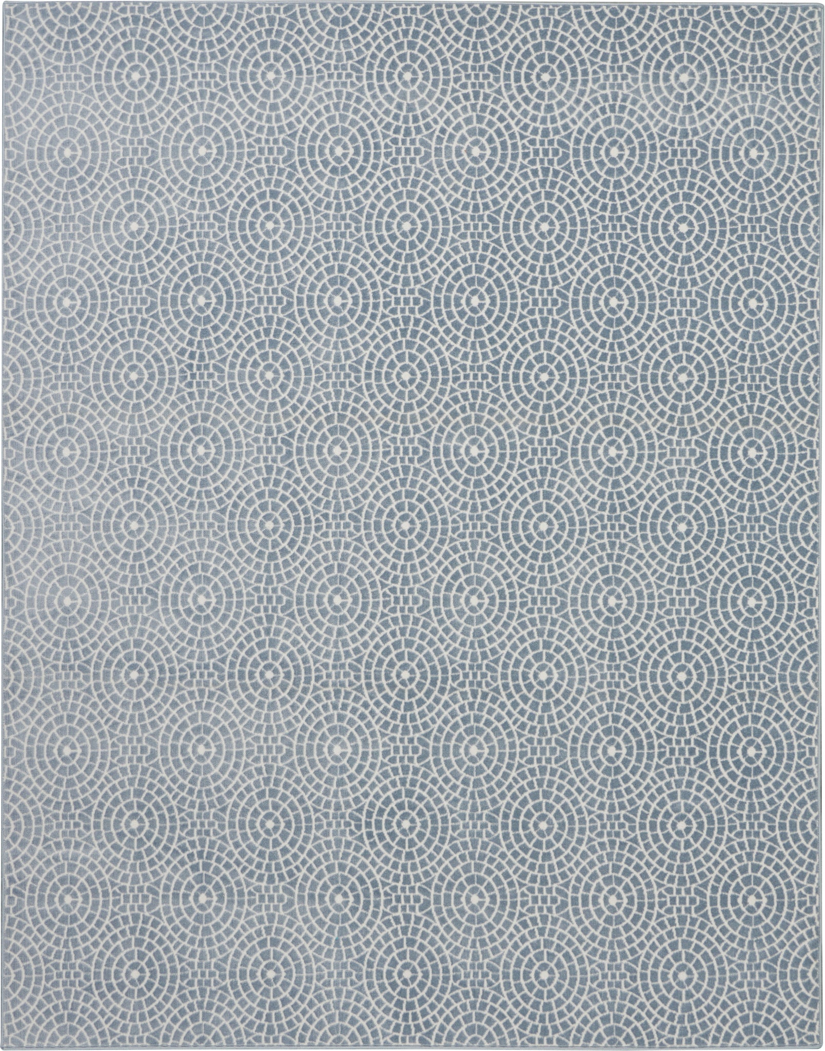 Nourison Urban Chic URC04 Light Blue Area Rug  Blue