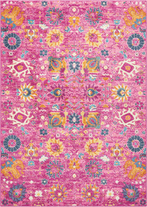 Nourison Passion PSN01 Fuchsia Area Rug  Pink