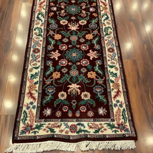 KAOUD RUGS 2.7X12 RUNNER BURGUNDY GARDEN AREA RUG