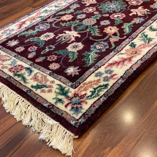 KAOUD RUGS 2.7X12 RUNNER BURGUNDY GARDEN AREA RUG