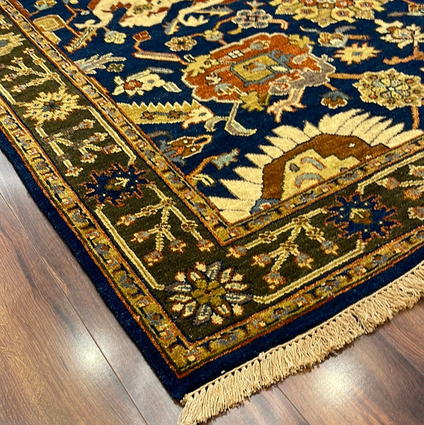 KAOUD RUGS 4.1X5.11 RECTANGLE NAVY ANT. MAHAL AREA RUG