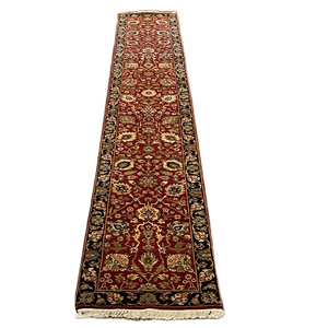KAOUD RUGS 2.6X15.2 RUNNER BURGUNDY ANT. SULTANABAD AREA RUG