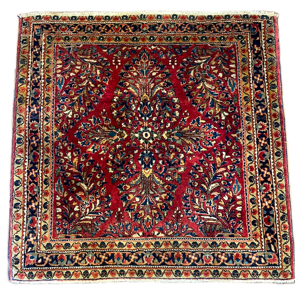 KAOUD RUGS 3.1 X 3.1 SQUARE RED EA AREA RUG