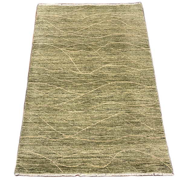 KAOUD RUGS 4X6.7 RECTANGLE OLIVE GREEN CONTEMP AREA RUG