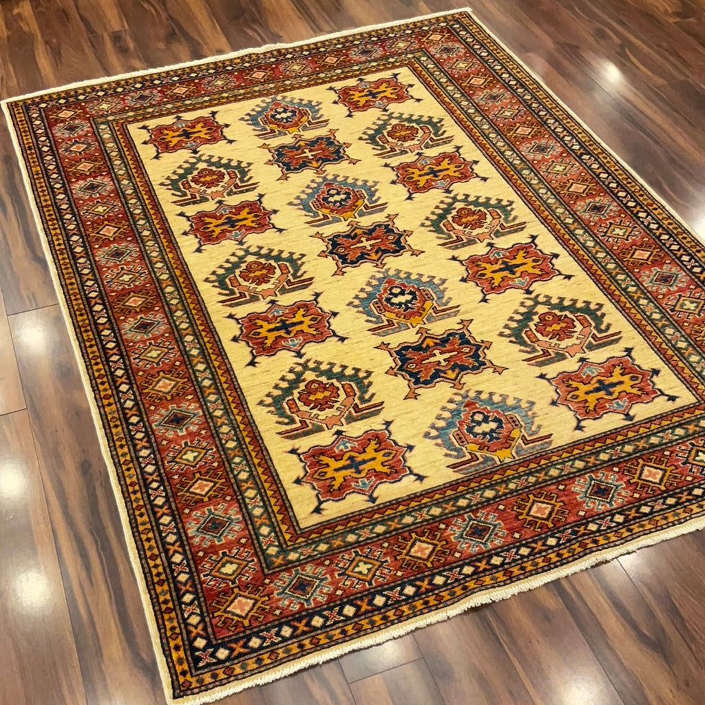Ant Rug Kaoud Rugs HAND KNOTTED BEIGE WOOL ANT. SHIRVAN