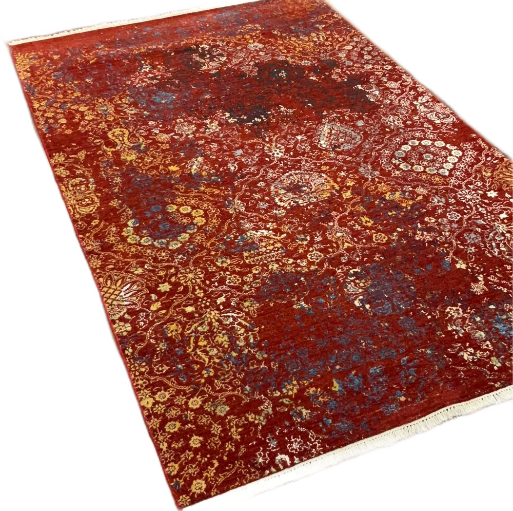 KAOUD RUGS 5.1X8.2 RECTANGLE RED CONTEMP AREA RUG